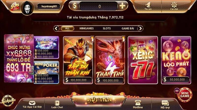 Thể lệ chơi game tại Sunwin Web