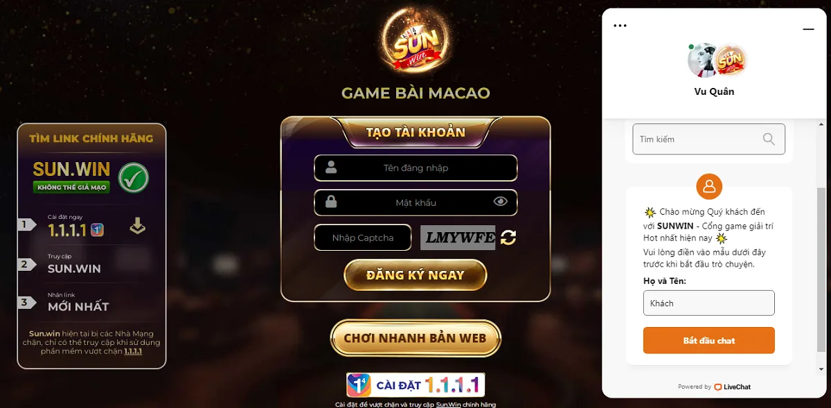 Những hình thức liên hệ Sunwin phổ biến nhất 