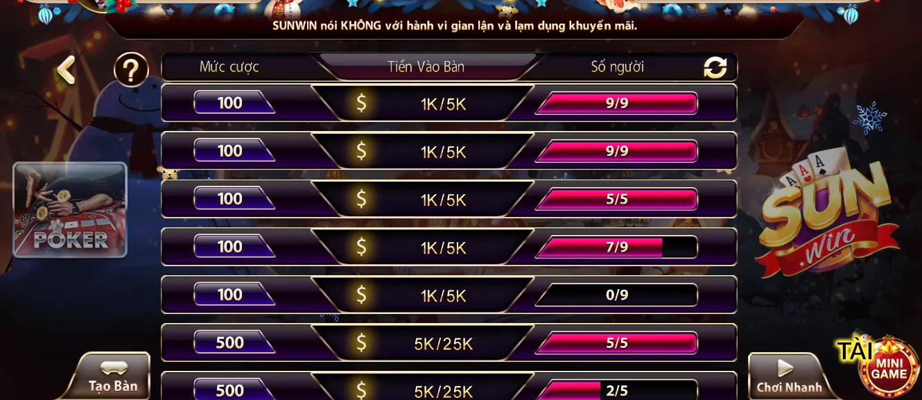 Những lưu ý khi nạp tiền Sunwin là gì?